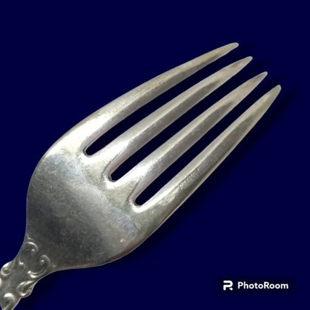 WM Rogers & Son-International Silver Oxford Fork-1901-Silver Plate-Art Nouveau